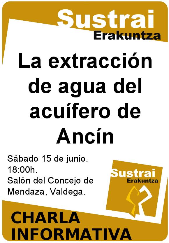 Cartel de la charla