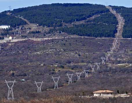Líneas eléctricas de alta tensión