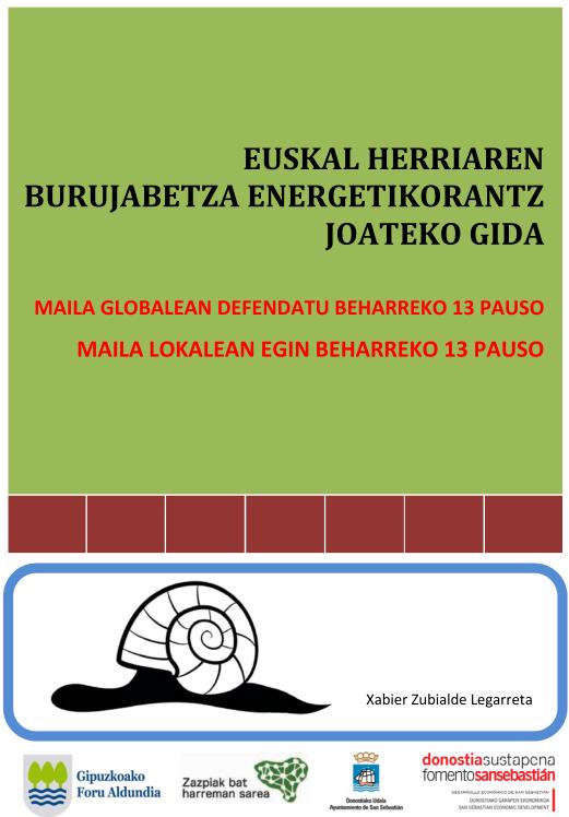 Liburuaren azala euskeraz