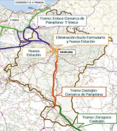 Informe de la situación del TAV en Navarra